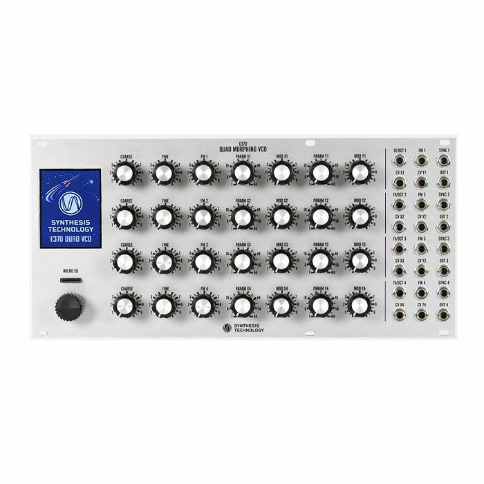 SYNTHESIS TECHNOLOGY - Synthesis Technology E370 Quad Morphing VCO Module (silver) (B-STOCK)