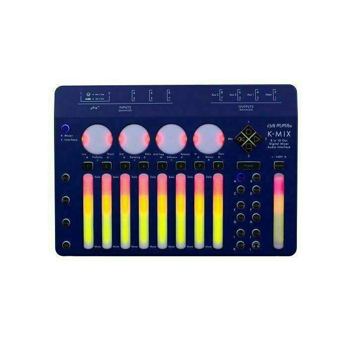 KEITH MCMILLEN - Keith McMillen K-Mix Audio Interface & MIDI/DAW Control Surface (blue edition) (B-STOCK)