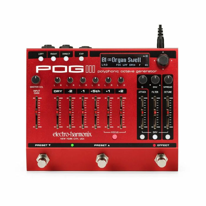 ELECTRO HARMONIX - Electro-Harmonix POG 3 Digital Polyphonic Octave Generator Effects Pedal
