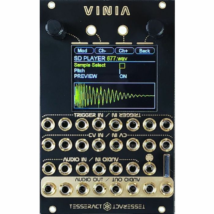 TESSERACT MODULAR - Tesseract Modular Vinia 8-Channel Audio Generator & Effects Processor Module