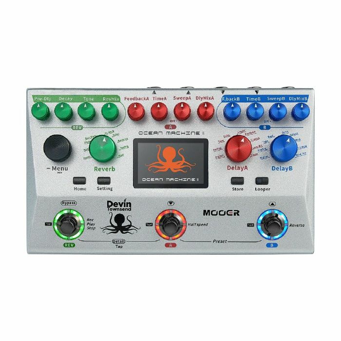 MOOER AUDIO - Mooer Audio Ocean Machine II Delay/Reverb/Looper Effects Pedal