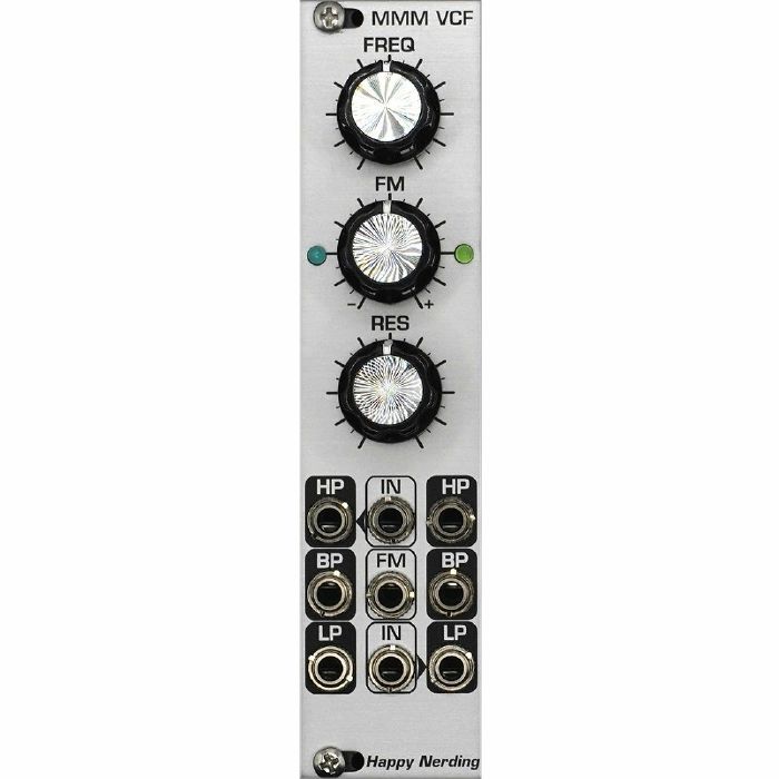 HAPPY NERDING - Happy Nerding MMM VCF Moog Multi-Mode Voltage Controlled Filter Module (silver)