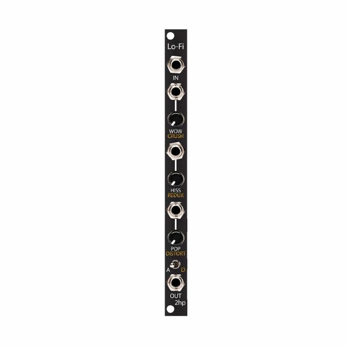 2HP - 2hp Lo-Fi Analogue/Digital Degradation Emulator Module (black)