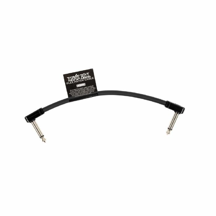 ERNIE BALL - Ernie Ball 6" Flex Effects Pedal Patch Cable (single, black)