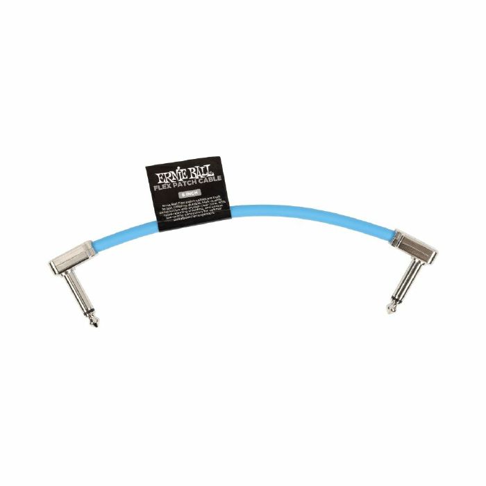 ERNIE BALL - Ernie Ball 6" Flex Effects Pedal Patch Cable (single, blue)
