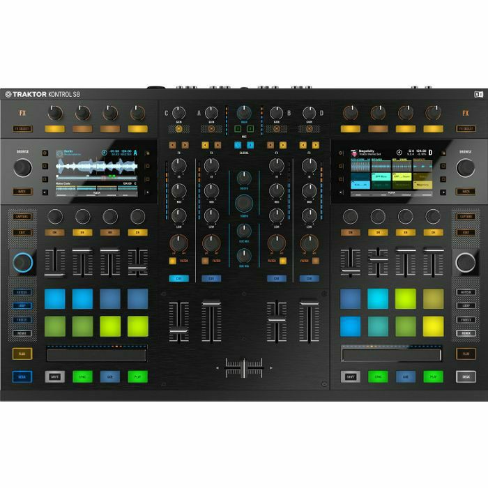 NATIVE INSTRUMENTS - Native Instruments Traktor Kontrol S8 DJ Controller With Traktor Scratch Pro DJ Software (B-STOCK)