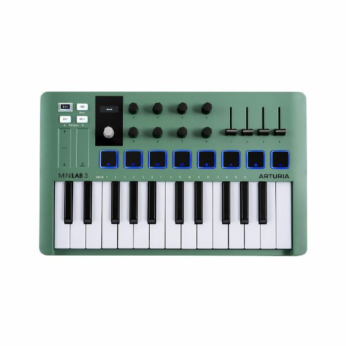 ARTURIA - Arturia MiniLAB 3 Mint 25-Key USB MIDI Keyboard & Pad Controller (limited edition)