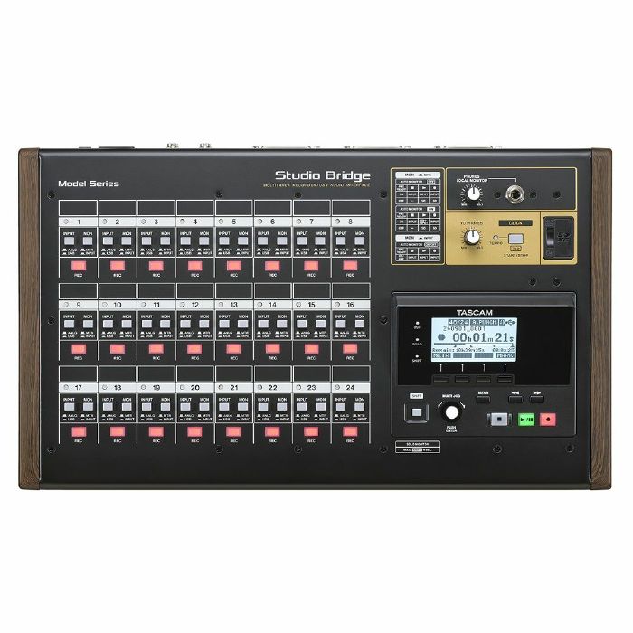 TASCAM - Tascam Studio Bridge 24-Track Audio Recorder With USB & MIDI Audio Interface