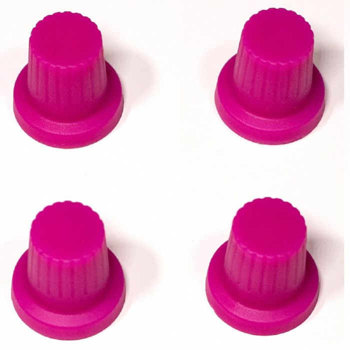 1010 MUSIC - 1010 Music Blackbox/Bluebox/Nanoboxes/Bitbox MK1/Bitbox MK2/Bitbox Micro/Bluebox Eurorack/Waverazor Knobs (razzmatazz violet, pack of 4)