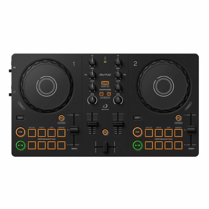 ALPHATHETA - AlphaTheta DDJ-FLX2 Compact 2-Channel DJ Controller