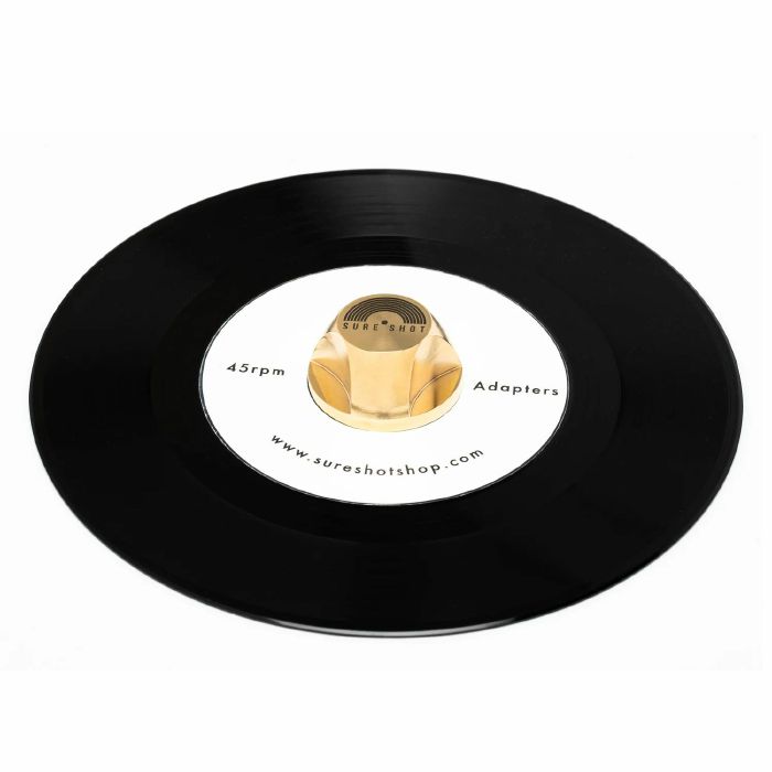 SURE SHOT - Sure Shot Model 11 45 RPM 7" Vinyl Record Adapter (brass, single)