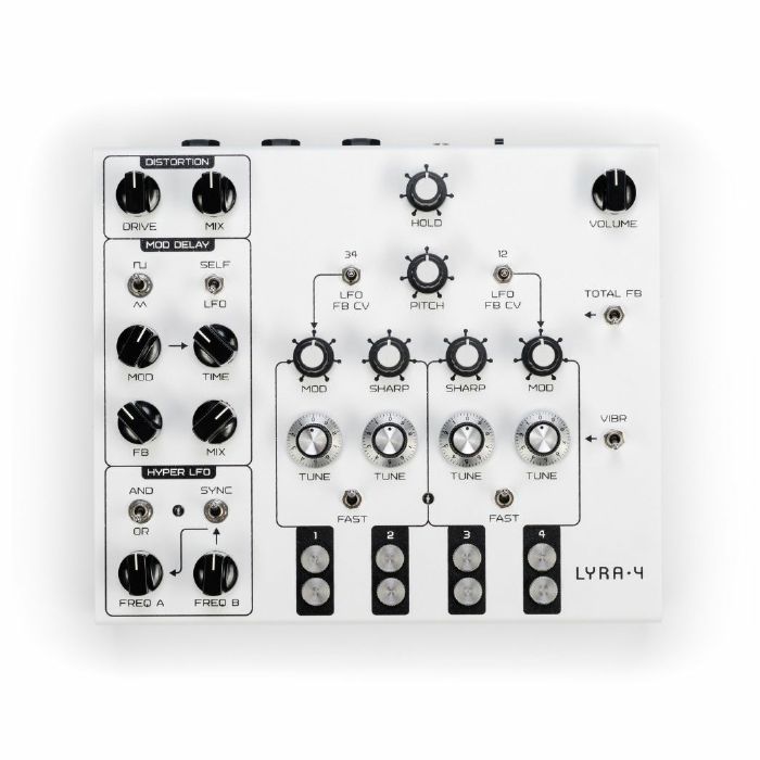 SoMa Laboratory Lyra-4 4-Voice Organismic Analogue Synthesiser