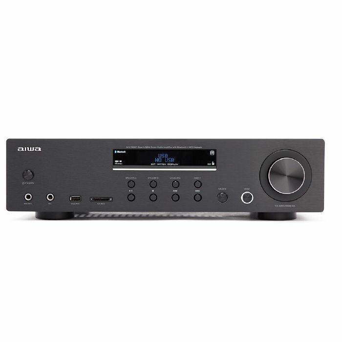 AIWA - Aiwa AMU-120BT 120W RMS Stereo Amplifier (black)