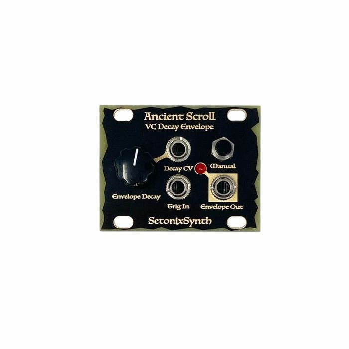 SETONIX SYNTH - SetonixSynth Ancient Scroll 1U VC Decay Envelope Module