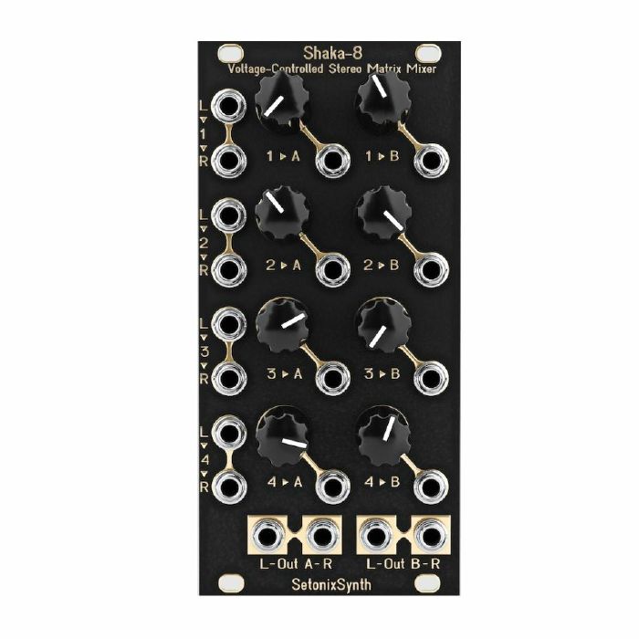 SETONIX SYNTH - SetonixSynth Shaka 8 Voltage Controlled Stereo Matrix Mixer Module
