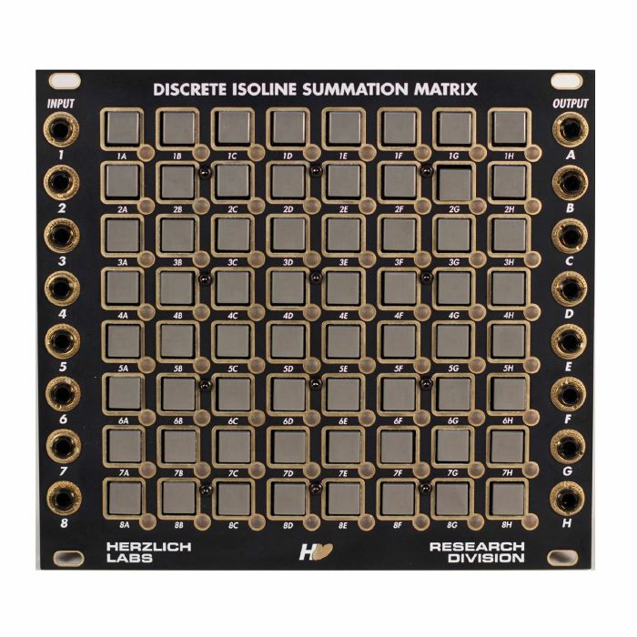 HERZLICH - Herzlich Labs Discrete Isoline Summation Matrix 8x8 Matrix Mixer Module