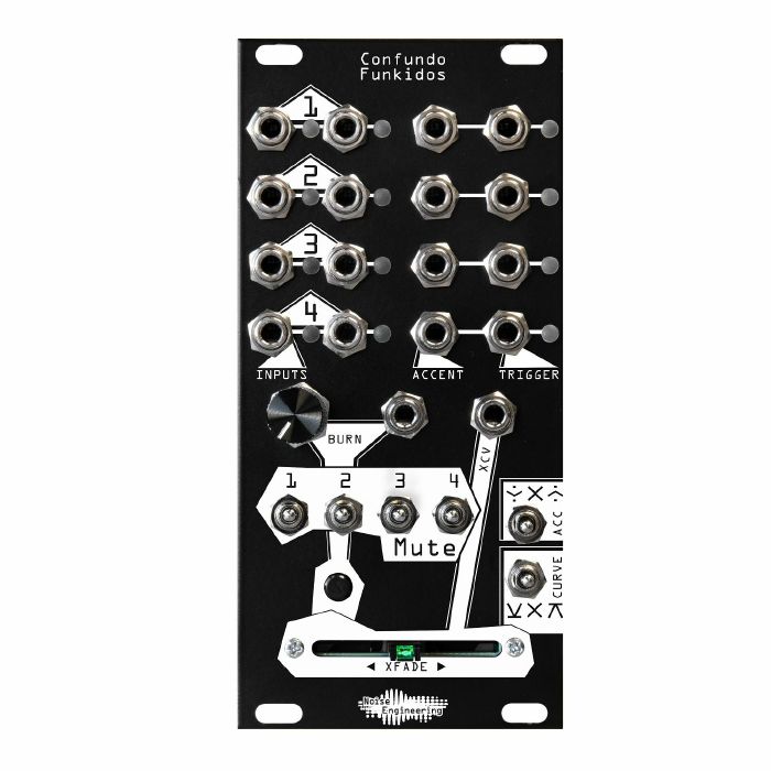 NOISE ENGINEERING - Noise Engineering Confundo Funkidos Four-Part Probabilistic Rhythm Crossfader Module (black)