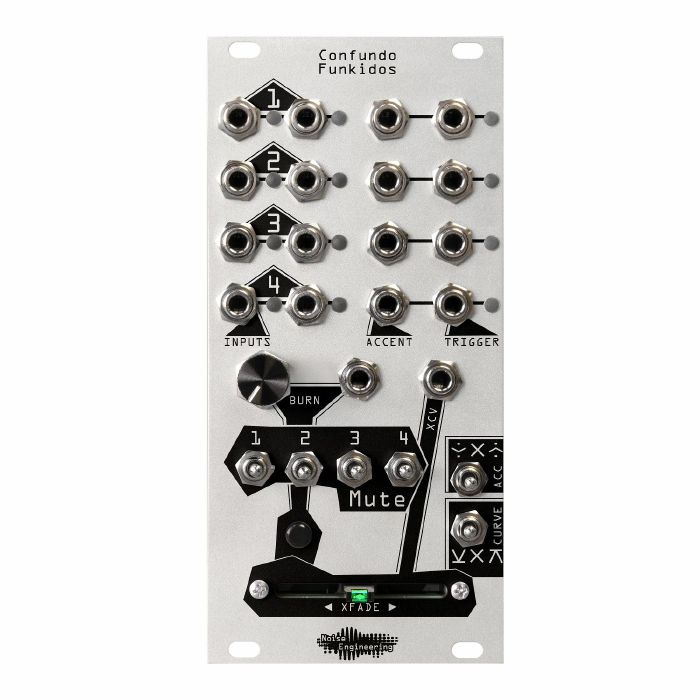 NOISE ENGINEERING - Noise Engineering Confundo Funkidos Four-Part Probabilistic Rhythm Crossfader Module (silver)