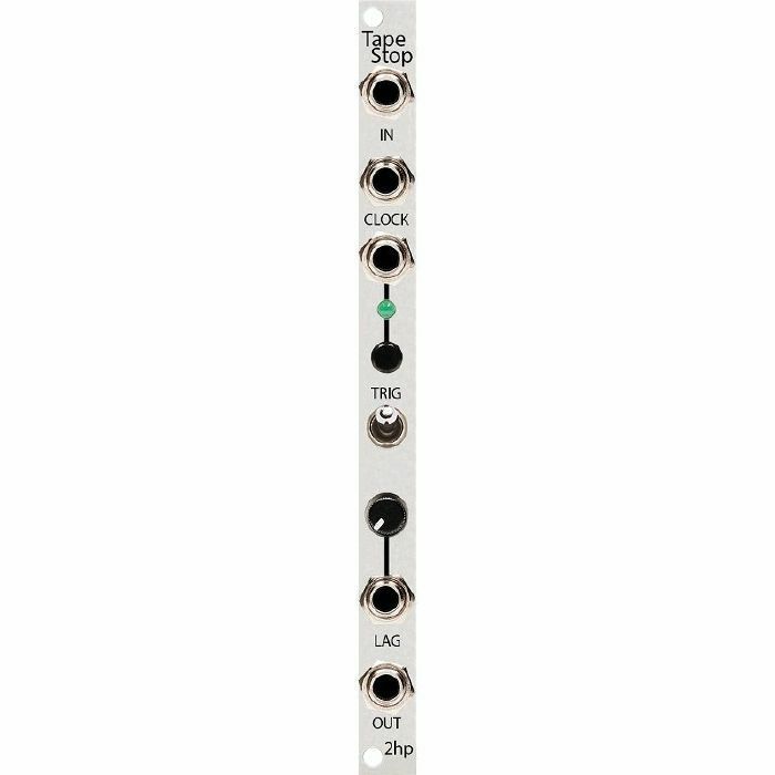 2HP - 2hp Tape Stop Clock-Syncable Tape Stop Effect Module (silver)
