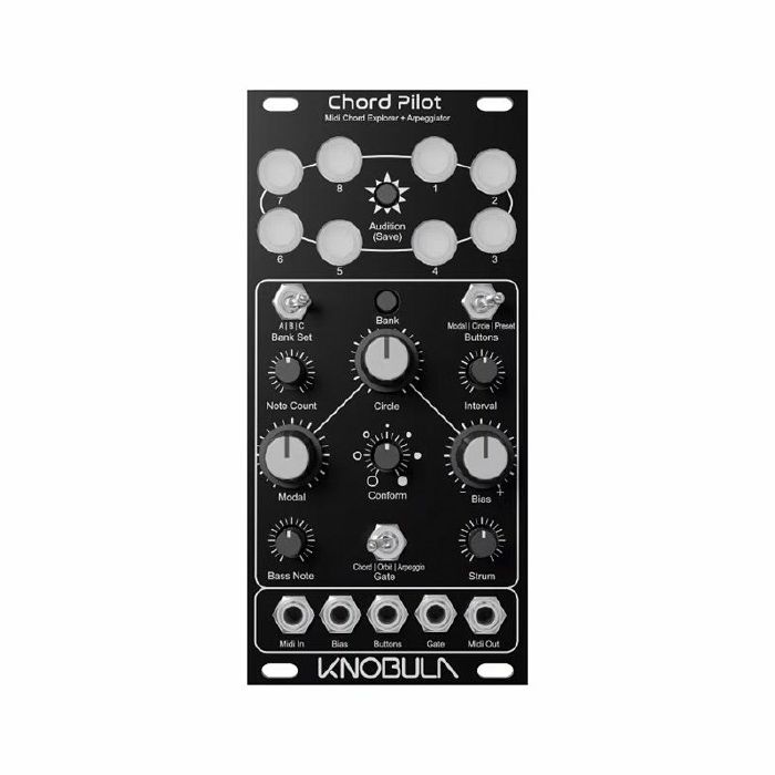 KNOBULA - Knobula Chord Pilot Dark Mode Chord Sequencer Module