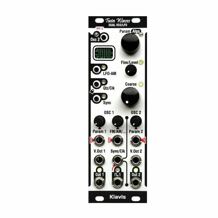 KLAVIS - Klavis Twin Waves MK2 Voltage-Controlled Dual VCO/LFO/Random Module (silver) (B-STOCK)