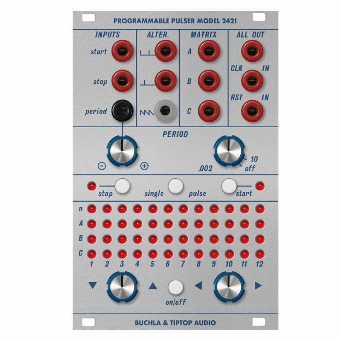 BUCHLA & TIPTOP AUDIO - Buchla & TipTop Audio Programmable Pulser Model 242t Module