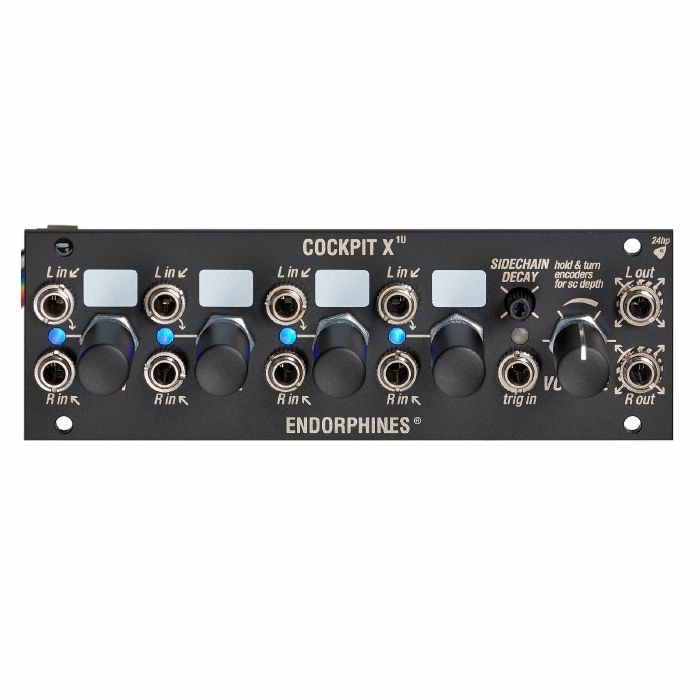 Endorphin.es 1U Cockpit X 6-Channel Stereo Mixer Module at Juno