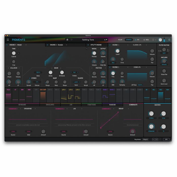 ARTURIA - Arturia Pigments 6 Virtual Synthesiser Software (boxed)