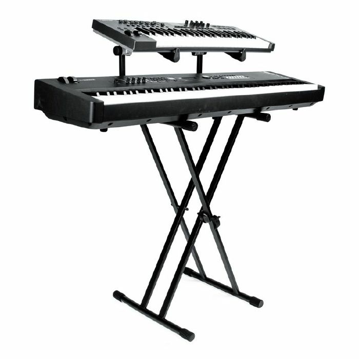 GATOR - Gator Heavy-Duty 2 Tier X Style Keyboard Synthesiser Stand