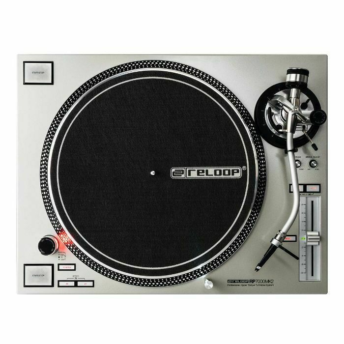 Reloop RP-7000MK2 Professional Upper Torque DJ Turntable (silver 