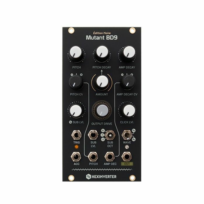 HEXINVERTER - Hexinverter Mutant BD9 Bass Drum Module (edition noire)