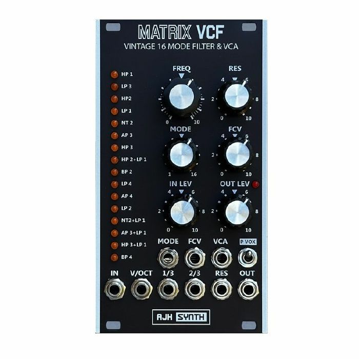 AJH SYNTH - AJH Synth Matrix VCF Vintage 16 Mode Filter & VCA Module (black)