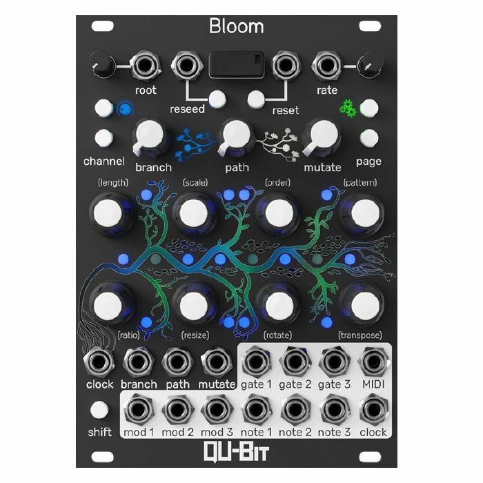 QU BIT - Qu-Bit Bloom v2 Fractal Sequencer Module