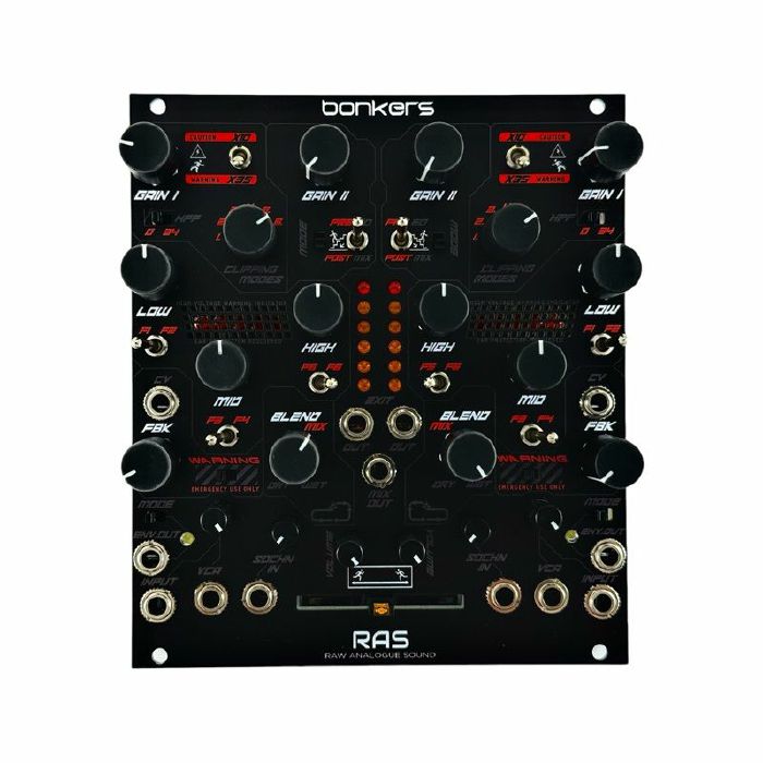 RAW ANALOGUE SOUND - Raw Analogue Sound Bonkers Dual Versatile Analogue Processor Module (black)