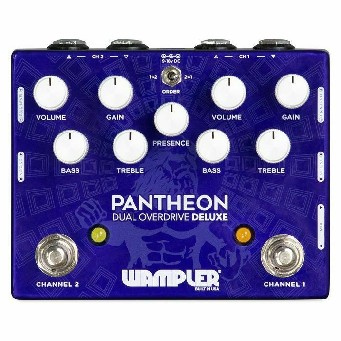 WAMPLER - Wampler Pantheon Dual Overdrive Deluxe Effects Pedal (B-STOCK)