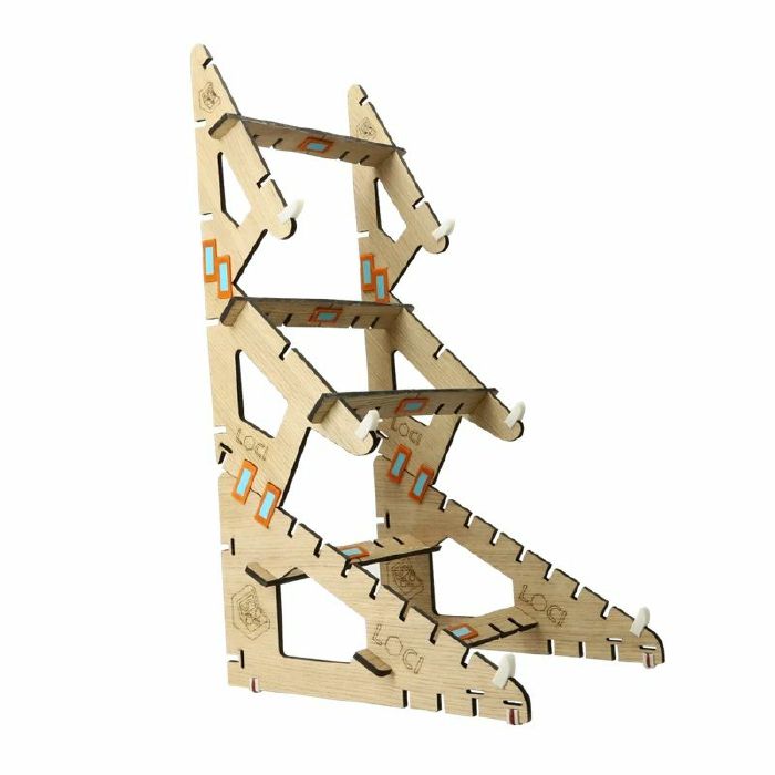 LOCI - LOCI Tripl3 2.0 3-Tier Synthesiser Interlocking Stand (oak)