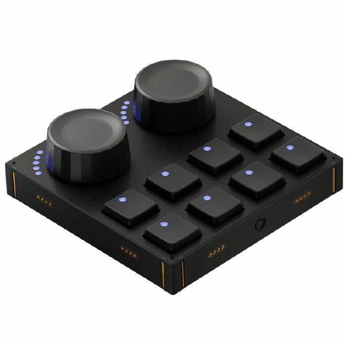 INTECH STUDIO - Intech Studio Grid Series 3 TEK2 Mechanical 2-Precision Jog Wheel & 8-Tactile Button Modular MIDI Controller
