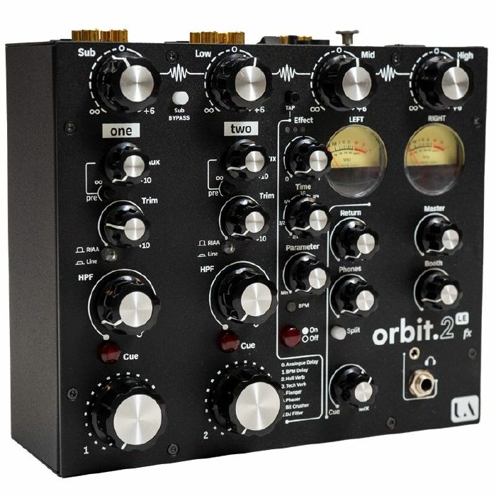 Union Audio orbit.2 LE FX 2-Channel Rotary DJ Mixer with Built-In Effects