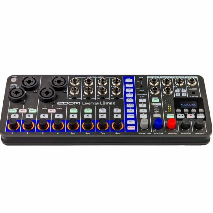 Zoom LiveTrak L6max 12-Channel Studio Mixer & Recorder