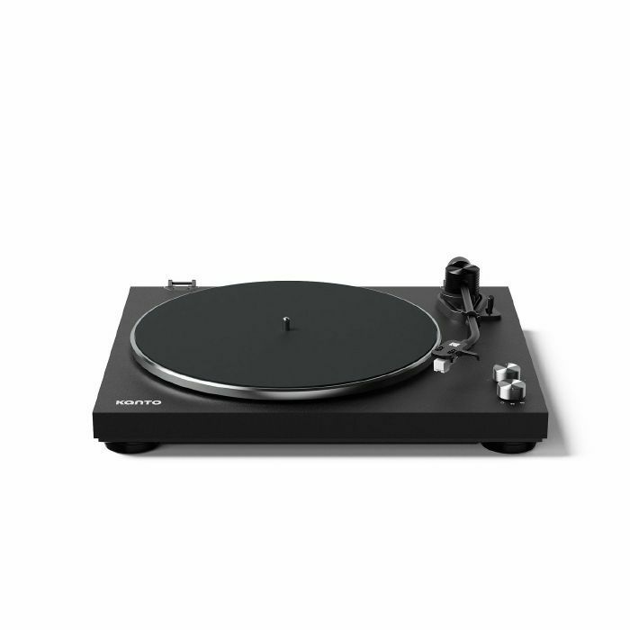 Kanto OBI3 Belt-Drive Hi-Fi Turntable with Phono Preamp (matte black ...