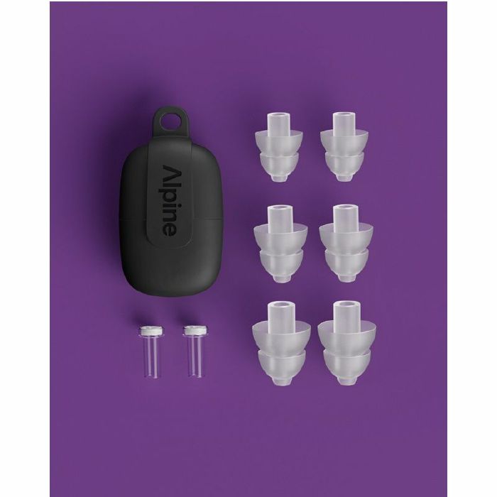 Alpine PartyPlug Pro Hearing Protection Earplugs (transparent)