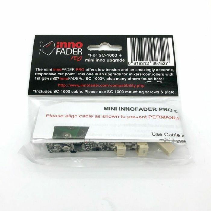 Audio Innovate mini innoFADER Pro Up Grade for Akai Professional AMX/DJ Tech DIF-2S MKII & DIF-M2/Hercules RMX2/Native Instruments Z2/Numark Scratch