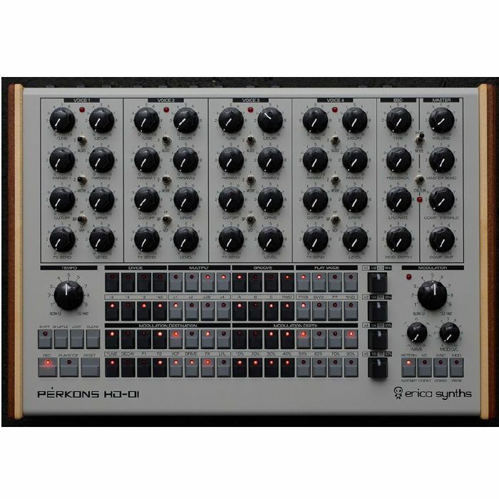 Erica Synths Perkons HD-01 Drum Machine & Synthesiser (grey