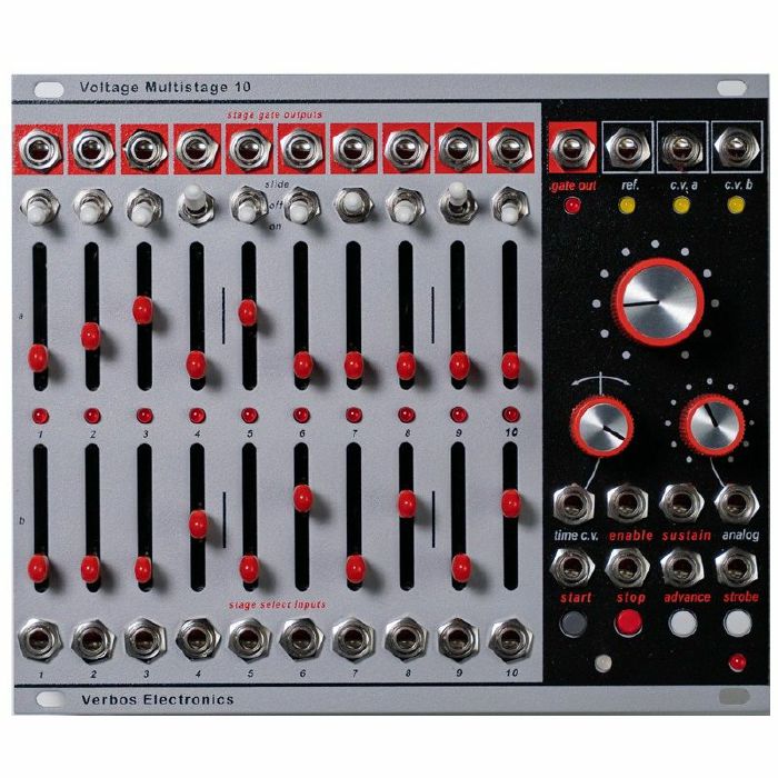 Verbos Electronics Voltage Multistage 10 Step Sequencer Module at