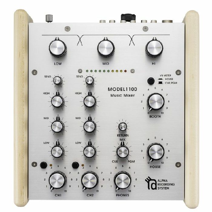 Alpha Recording System MODEL1100B 2-Channel Rotary DJ Mixer with