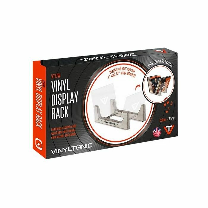 Vinyl Tonic 7 & 12 Vinyl Record Display Rack 50 (white) at Juno Records.