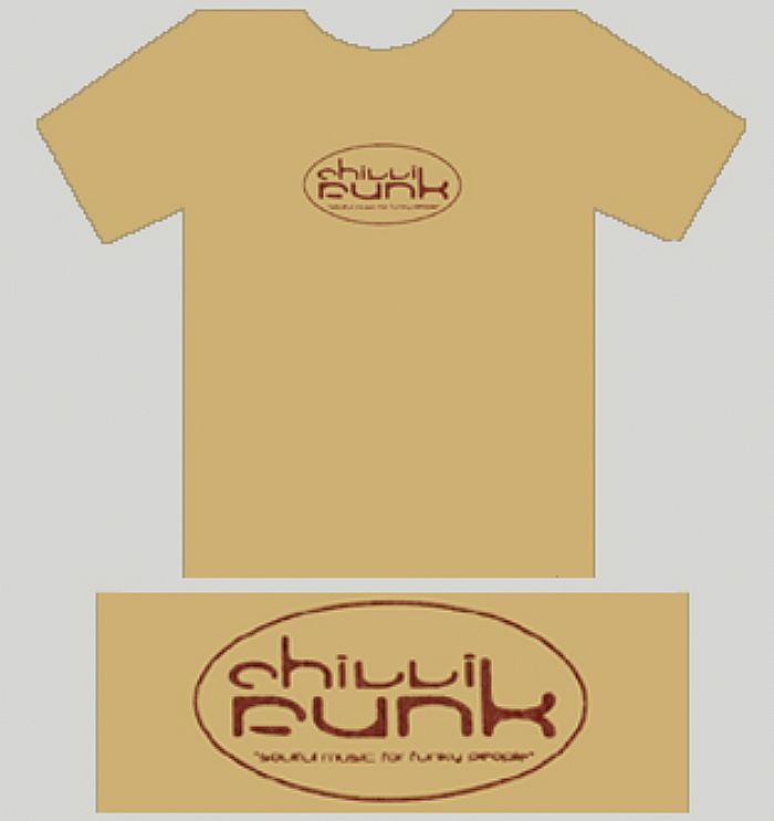 CHILLI FUNK - Chilli Funk t-shirt (beige with brown logo, large size only)