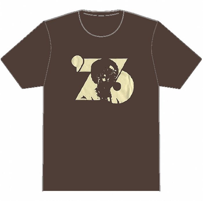 UBIQUITY - 76 t-shirt (chocolate with cream logo)