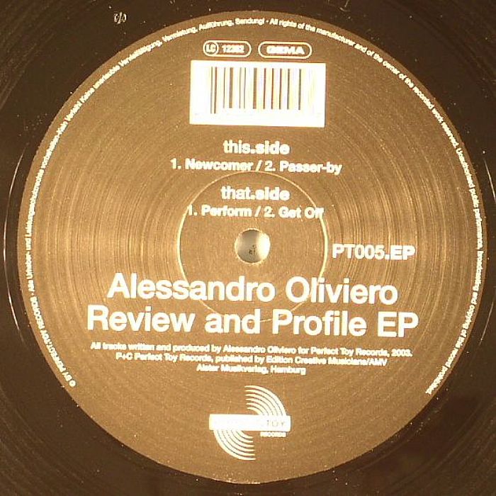 OLIVIERO, Alessandro - Review And Profile EP