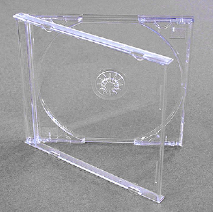 CD JEWEL CASE - Clear 10mm Full-Size Jewel Case